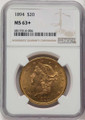 Bullionshark 1894 $20 Liberty Gold Double Eagle Coin NGC MS63  + - HAT521120031 