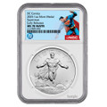  2025 1 oz Superman Silver Medal NGC MS70 Early Releases - DC Comics Label 