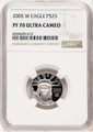 Bullionshark 2005-W $25 1/4 oz Platinum Eagle Coin NGC MS70, Statue of Liberty - HAT774692084 