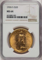 Bullionshark 1926-S $20 Saint Gaudens Double Eagle Coin NGC MS64 - HAT520429028 