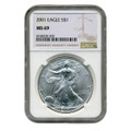  2001 Silver Eagle NGC MS69 - Overlooked Rarity 