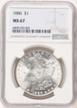 Bullionshark 1886 S$1 Morgan Silver Dollar Coin NGC MS67 - HAT521120049  Bullionshark 1886 S$1 Morgan Silver Dollar Coin NGC MS67 - HAT521120049