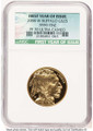 Bullionshark 2008-W $25 Modern Bullion Coin NGC MS70   Half-Ounce Gold Buffalo - HAT507414002 