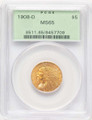 Bullionshark 1908-D $5 Indian Gold Half Eagle Coin PCGS MS65 - HAT779951013  Bullionshark 1908-D $5 Indian Gold Half Eagle Coin PCGS MS65 - HAT779951013