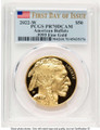 Bullionshark 2022-W G$50 Modern Bullion Coin PCGS MS70   One-Ounce Gold Buffalo, First Day of Issue - HAT521321065  Bullionshark 2022-W G$50 Modern Bullion Coin PCGS MS70   One-Ounce Gold Buffalo, First Day of Issue - HAT521321065