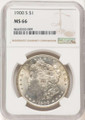 Bullionshark 1900-S S$1 Morgan Silver Dollar Coin NGC MS66 - HAT778956057  Bullionshark 1900-S S$1 Morgan Silver Dollar Coin NGC MS66 - HAT778956057