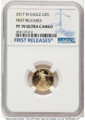 Bullionshark 2017-W $5 1/10 oz American Gold Eagle Coin NGC MS70 - HAT522103010  Bullionshark 2017-W $5 1/10 oz American Gold Eagle Coin NGC MS70 - HAT522103010