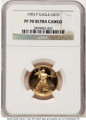 Bullionshark 1993-P $10 1/4 oz American Gold Eagle Coin NGC MS70 - HAT522240054 