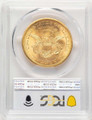 Bullionshark 1857-S $20 Liberty Gold Double Eagle PCGS MS66 - HAT777428028  Bullionshark 1857-S $20 Liberty Gold Double Eagle PCGS MS66 - HAT777428028
