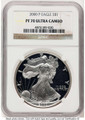 Bullionshark 2000-P S$1 American Silver Eagle Coin NGC MS70 - HAT780249009 