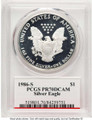 Bullionshark 1986-S S$1 American Silver Eagle Coin PCGS MS70, Mercanti Signature - HAT771567002 