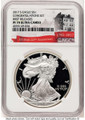 Bullionshark 2017-S S$1 American Silver Eagle Coin NGC MS70, Congratulations Set, First Strike - HAT765433066 