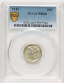 Bullionshark 1941 10C Proof Mercury Dime Coin PCGS PR68 - HAT776657027 