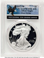 Bullionshark 2017-W $1 American Silver Eagle Coin PCGS MS70   American, First Strike - HAT781206034 