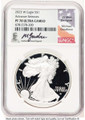 Bullionshark 2023-W $1 American Silver Eagle Coin NGC MS70, Advanced Release - HAT777281010 