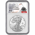 2025 Marine Corps Privy Silver Eagle NGC PF69 UCAM Advance Releases Hand Signed by Rhett Jeppson 