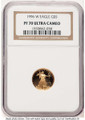 Bullionshark 1996-W $5 1/10 oz American Gold Eagle Coin NGC MS70 - HAT522240175 