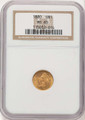Bullionshark 1880 G$1 Gold Dollar Coin NGC MS65 - HAT506669004 