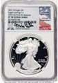 Bullionshark 2021-W S$1 Proof American Silver Eagle Coin NGC PF70 UCAM - Type Two - HAT516841205 
