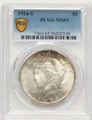 Bullionshark 1924-S S$1 Peace Silver Dollar Coin PCGS MS65 - HAT776347017 