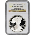 Bullionshark 1991-S American Silver Eagle Proof - NGC PF70 UCAM