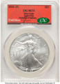 Bullionshark 2025(-P) $1 American Silver Eagle Coin CACG MS70   with Eagle Privy - Struck at Philadelphia - HAT521202144 