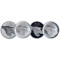  2017 4 oz American Liberty 225th Anniversary Silver Four-Medal Set OGP 