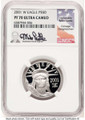 Bullionshark 2001-W $50 Proof 1/2 oz Platinum Eagle Coin NGC PF70 UCAM - HAT784375109 