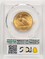 1914 $10 Indian Gold Eagle Coin PCGS MS64  + coin back image