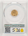 1874 G$1 Gold Dollar Coin PCGS MS62 coin back image