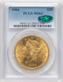Bullionshark 1904 $20 Liberty Gold Double Eagle PCGS MS63  CAC - HAT780012005 