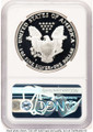 1990-S S$1 Proof American Silver Eagle Coin NGC PF70 UCAM coin back image