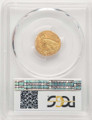 1914-D $2.5 Indian Gold Quarter Eagle Coin PCGS MS63  CAC + coin back image