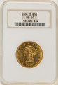 1894-O $10 Liberty Gold Eagle Coin NGC MS60 coin front image