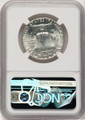 1963 50C Franklin Half Dollar Coin NGC MS65 coin back image