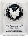 Bullionshark 2017-W S$1 Proof American Silver Eagle Coin PCGS PR70 DCAM - HAT781017252 