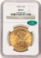 Bullionshark 1900-S $20 Liberty Gold Double Eagle NGC MS63  CAC - HAT521707044 