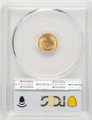 1853 G$1 Gold Dollar Coin PCGS MS63 coin back image