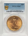 1924 $20 Saint Gaudens Double Eagle PCGS MS67 coin front image