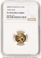 2008-W $5 Proof 1/10 oz American Gold Buffalo Coin NGC PF70 UCAM - .9999 Fine Gold coin front image