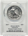 Bullionshark 2017 $25 Palladium Eagle Coin PCGS MS70 - HAT522913043 