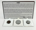D-DAY: Normandy Landings. Three Coins of World War II. (letterbox folder)