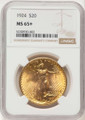 Bullionshark 1924 $20 Saint Gaudens Double Eagle NGC MS65  + - HAT171492514 