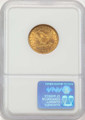 1892-CC $5 Liberty Gold Half Eagle Coin NGC MS63 coin back image