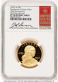 2025-W $1 Proof Modern Bullion Coin NGC PF70   Gold Sacagawea Dollar - 25th Anniversary - First Day of Issue coin front image