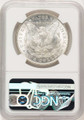 1889 S$1 Morgan Silver Dollar Coin NGC MS66 coin back image