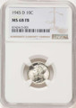 Bullionshark 1945-D 10C Mercury Dime Coin NGC MS68 - HAT786868003 