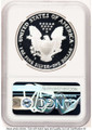 1995-P S$1 Proof American Silver Eagle Coin NGC PF70 UCAM coin back image