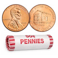  2009-D Lincoln Cent Birthplace 50-Coin Roll BU - 2009 Penny (D Mint) 