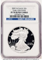Bullionshark 2007-W S$1 Proof American Silver Eagle Coin NGC PF70 UCAM - HAT787442128 